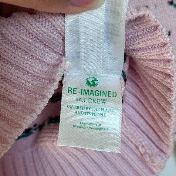 J. Crew Heritage Cotton Sweater in Bird's-eye Stitch - Picture 8 of 9